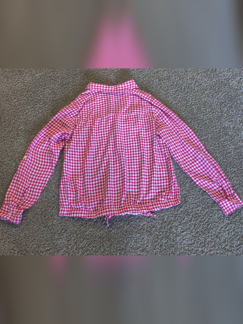 Jones New York Women's  Gingham Button-Front Shirt - Picture 5 of 10